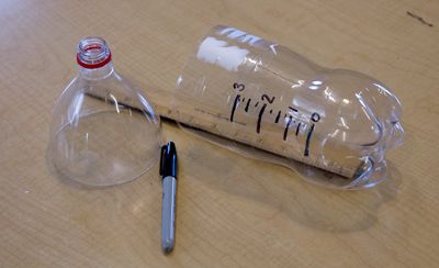 making a rain gauge