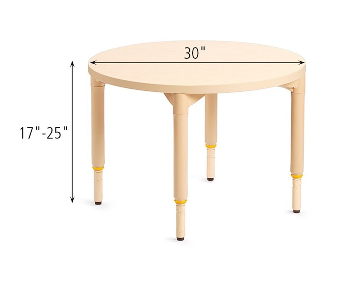 Explicit Outward Blaze Round Classroom Table