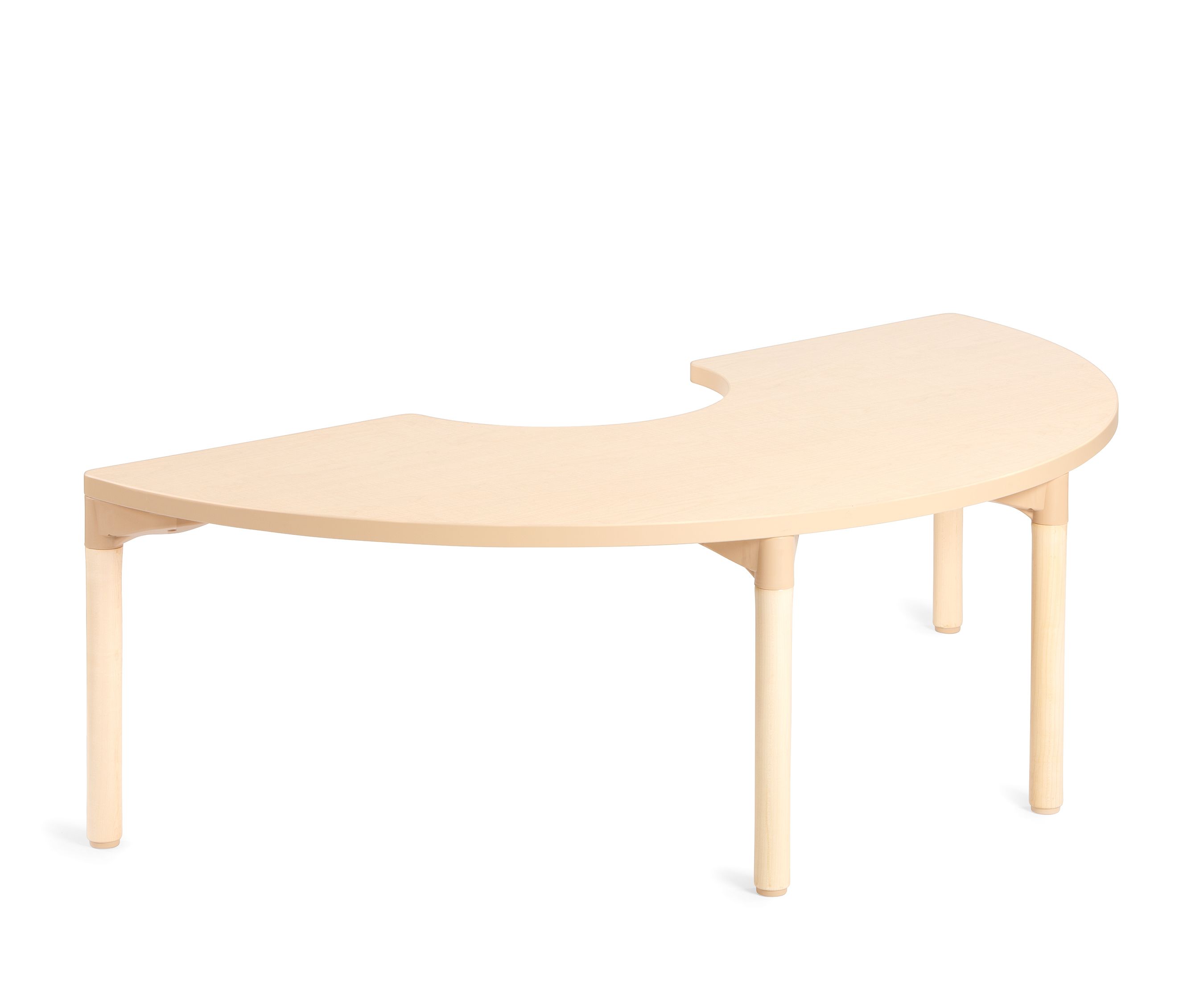 Half Circle Classroom Table