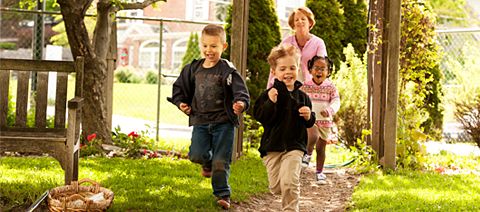 Natural Play in the PreK Yard