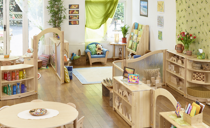 Space definition with Community Playthings Furniture
