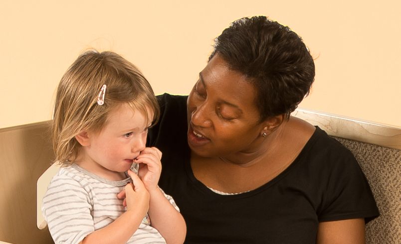 Talking with child