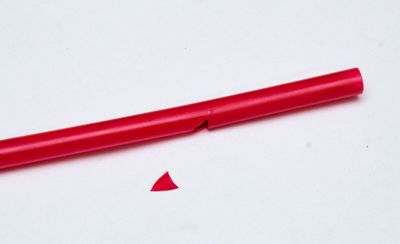 1 notch in straw