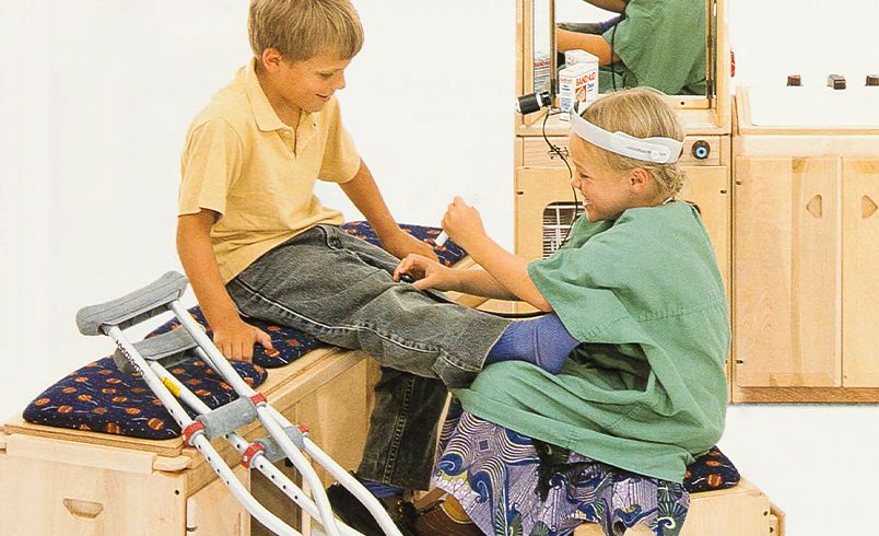 child playing doctor