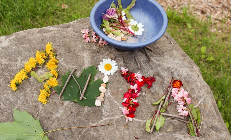 Preschool nature literacy activity