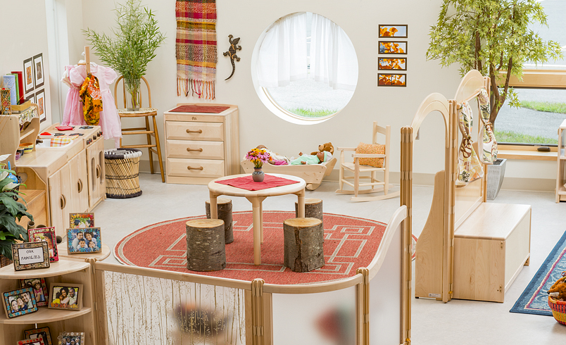 A beautiful Community Playthings classroom environment