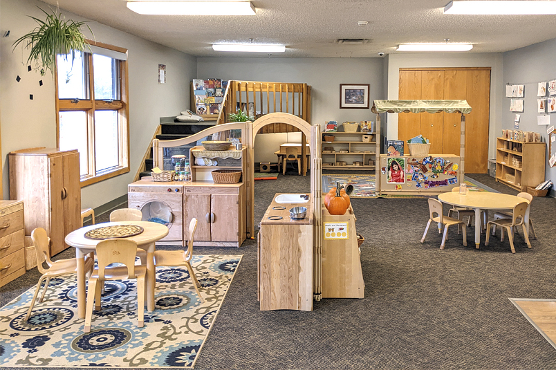 A beautiful classroom furnished with Community Playthings