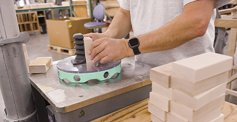 Unit block in manufacturing plant