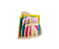 A Paper Corner with colored papers