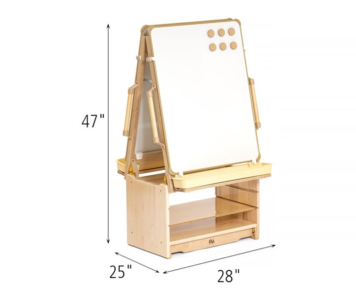 Art Drying Rack, Classroom Painting Storage, 25 Flexible Shelves