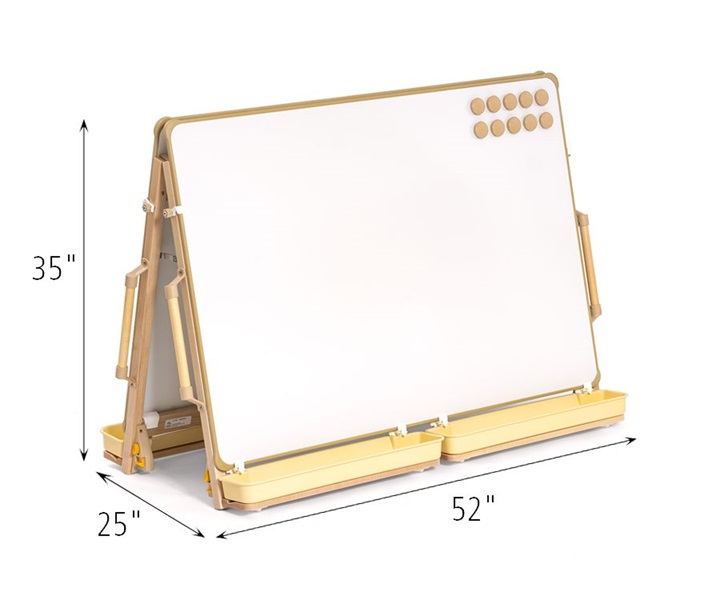 Dimensions of H525 Floor Easel