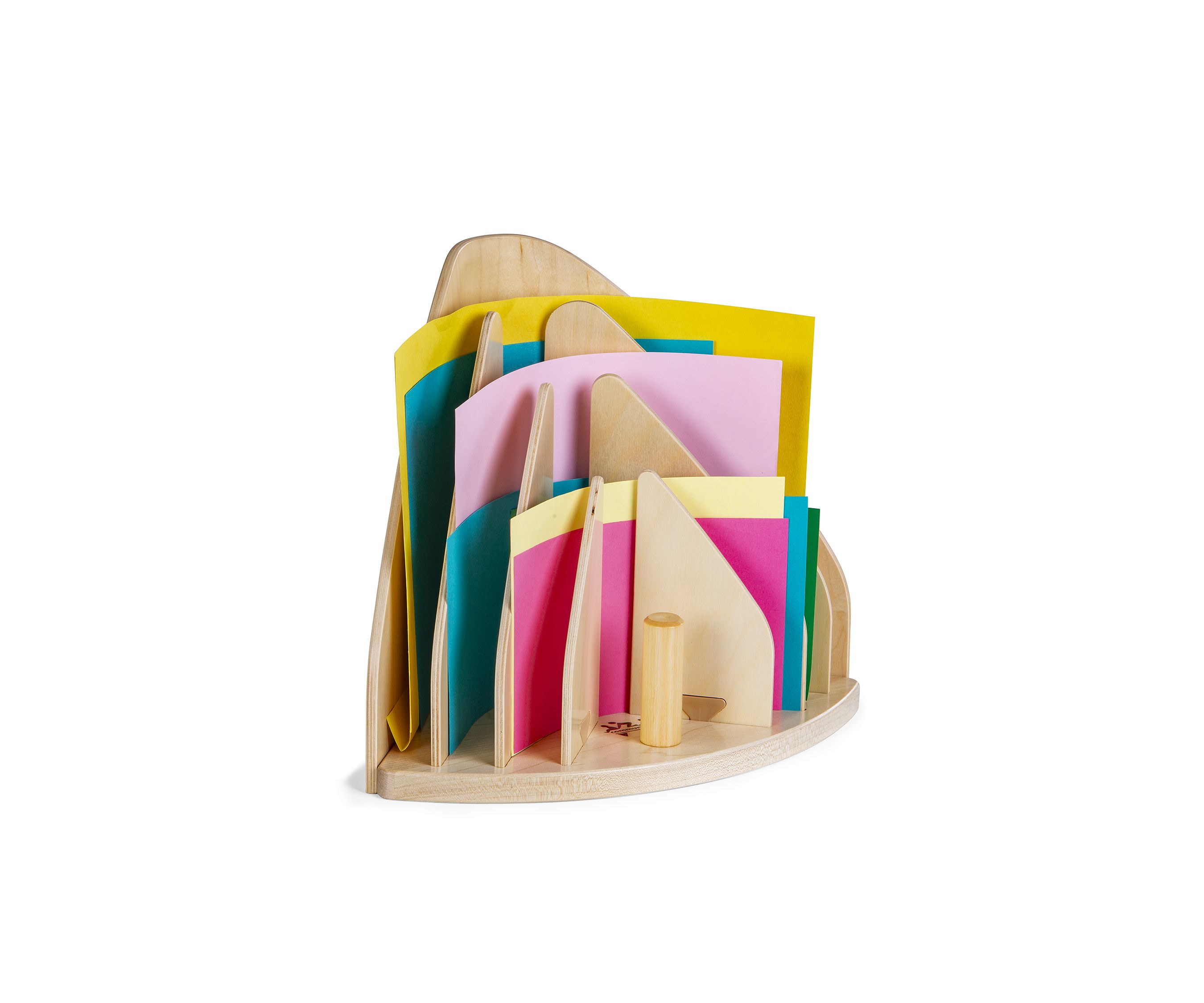 A Paper Corner with colored papers