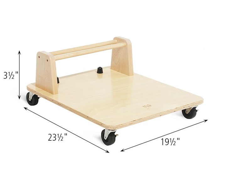 Dimensions of J413 Community Chair Dolly