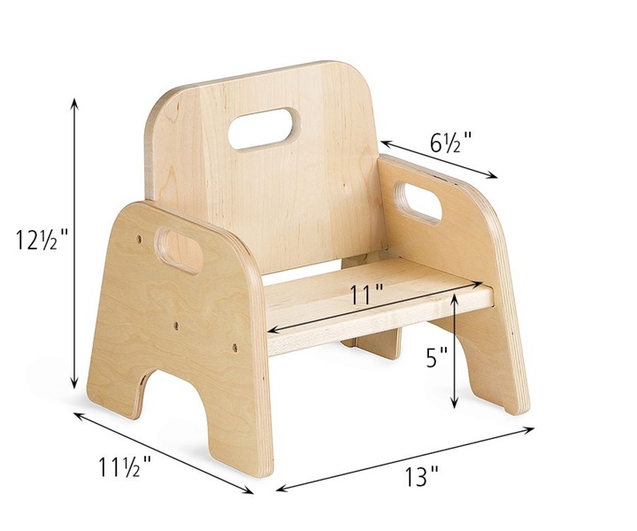 Dimensions of J505 Me-Do-It Chair 5