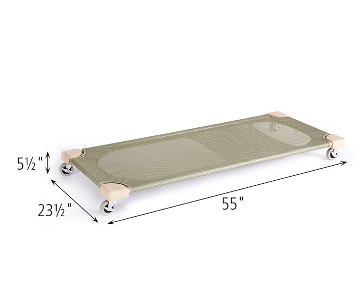 Dimensions of M172 Full-Size Cot Dolly