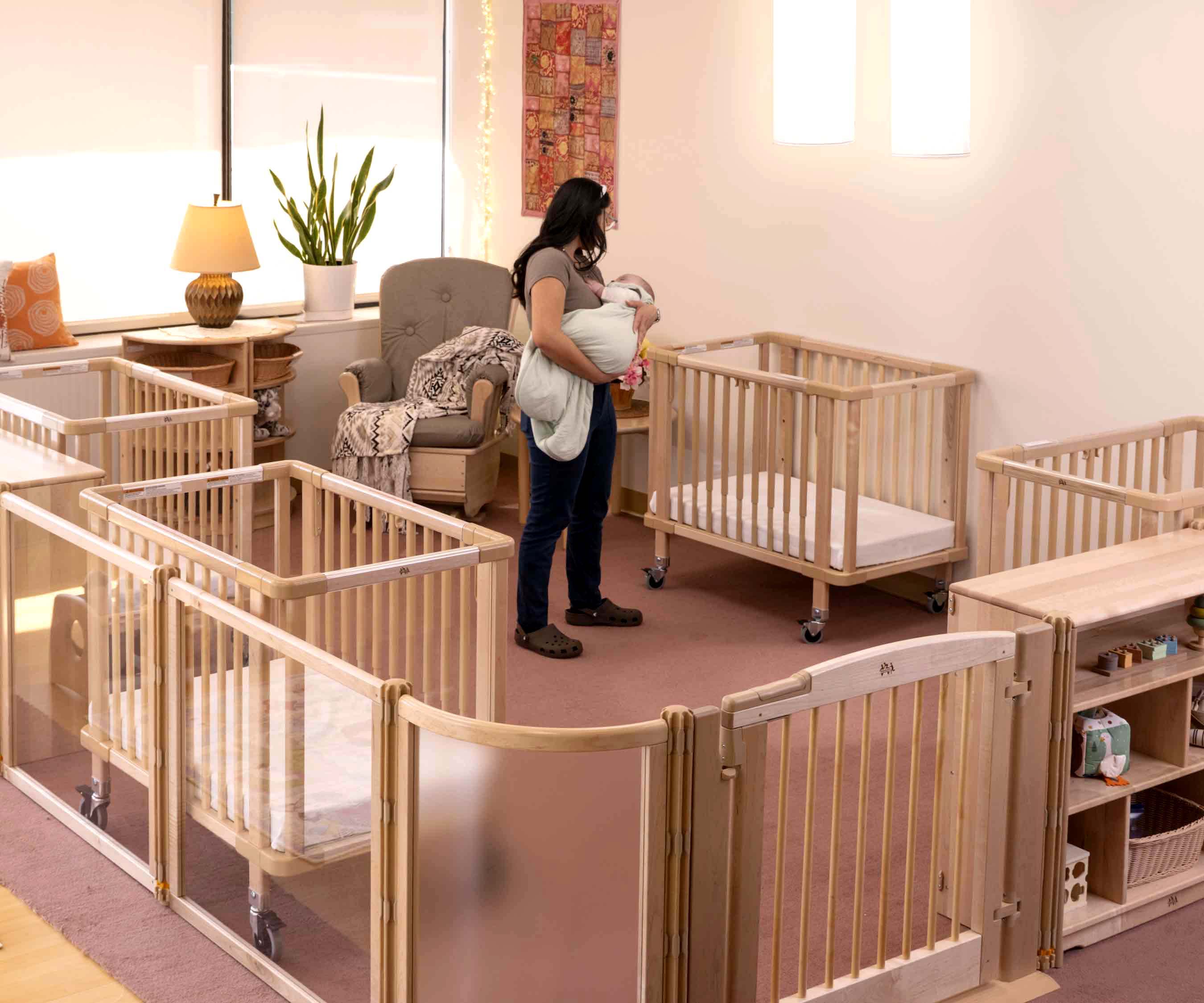 An infant nap area