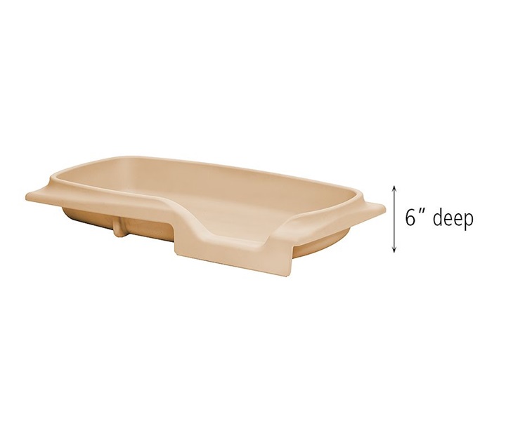 Dimensions of G246 Six Inch Padded Pan