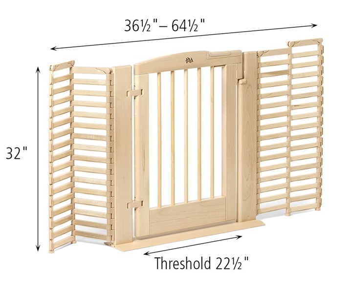 Dimensions of F471 Adjustable Narrow Gate