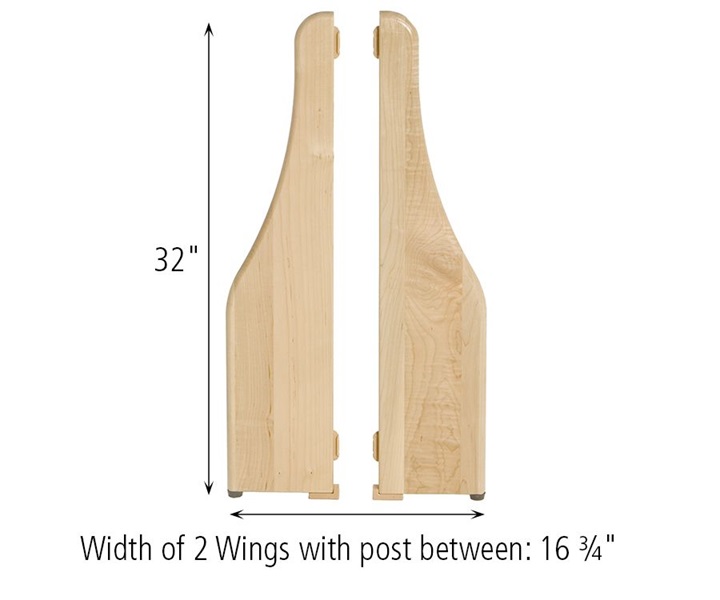 Dimensions of F729 Roomscapes Wings