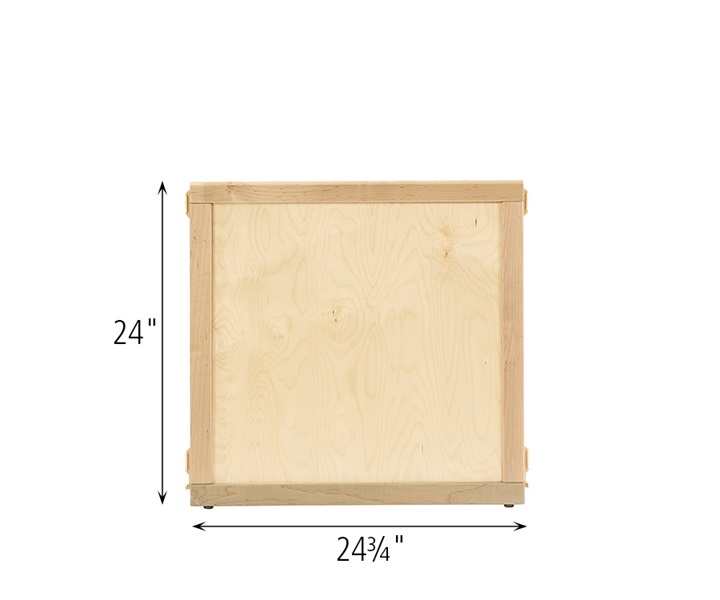 Dimensions of F731 Solid Panel 24 x 24