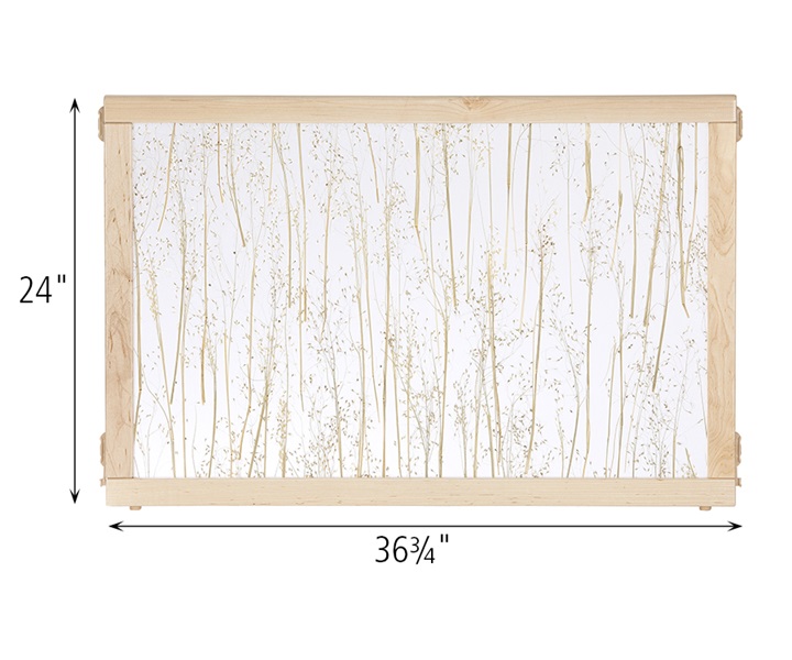Dimensions of F901 Rice Grass Panel 36 x 24
