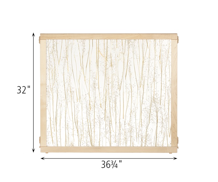 Dimensions of F902 Rice Grass Panel 36 x 32