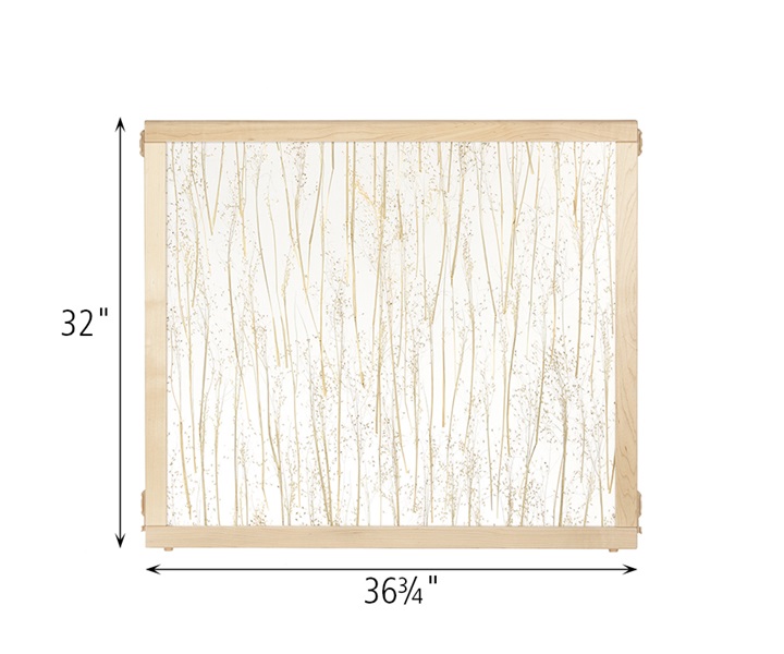 Dimensions of F902 Rice Grass Panel 36 x 32