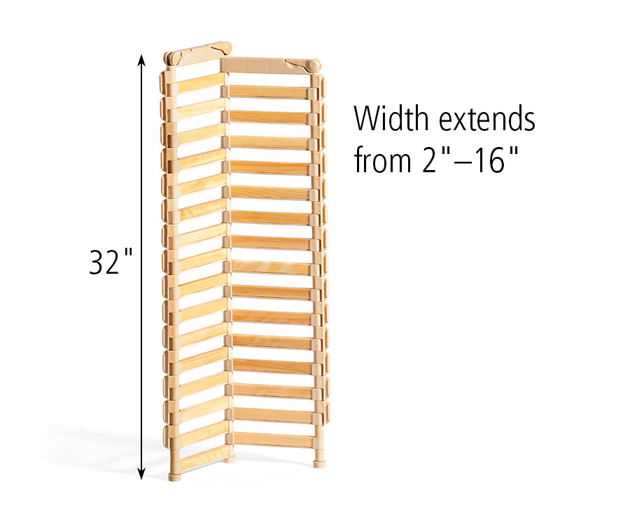 Dimensions of the Adjustable Gate Panel: 32" high, width extends from 2-16"