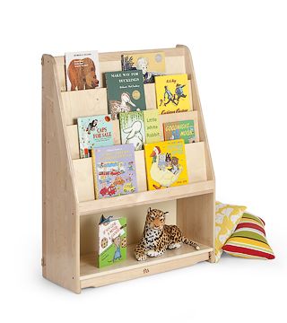 Preschool Book Displays, Child Care Book Shelves, Daycare Book
