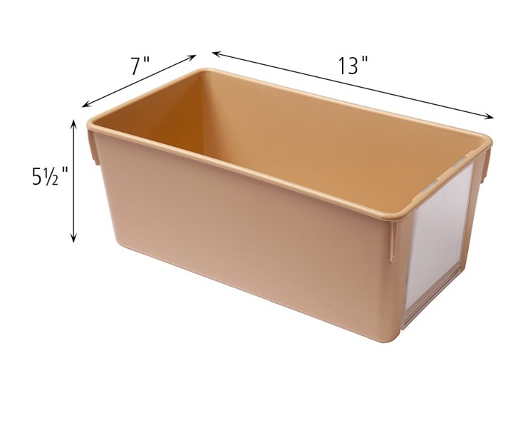 Dimensions of A292 Compact Tote