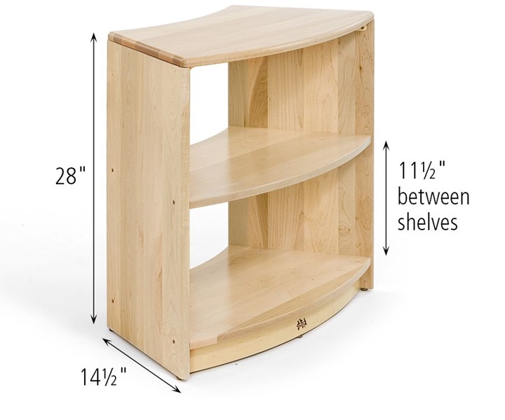 Dimensions of F413 Open Sweep Shelf 28 One Shelf