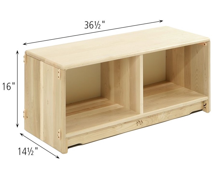 Dimensions of F612 Fixed Shelf 3 x 16