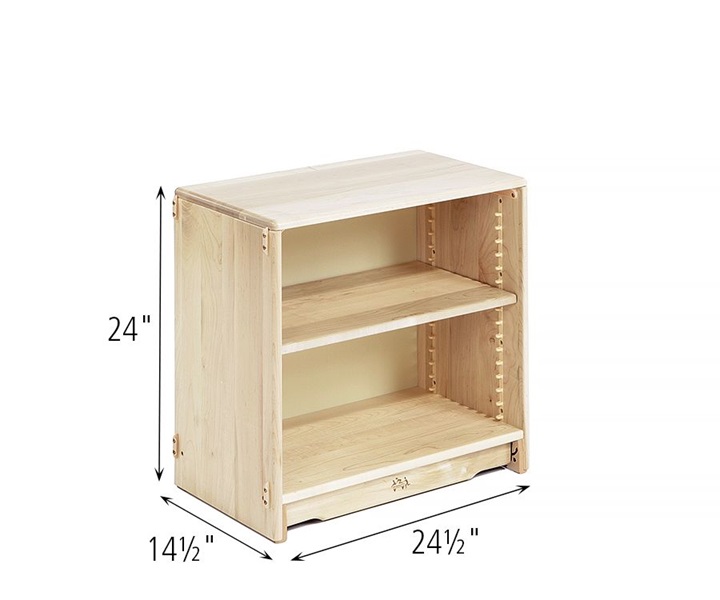 Dimensions of F621 Adjustable Shelf 2 x 24