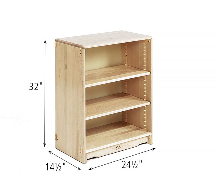Dimensions of F622 Adjustable Shelf 2 x 32