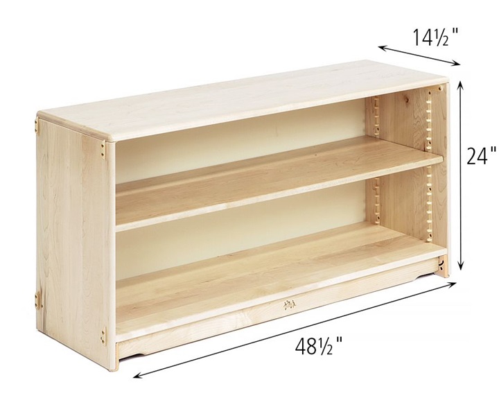 Dimensions of F641 Adjustable Shelf 4 x 24