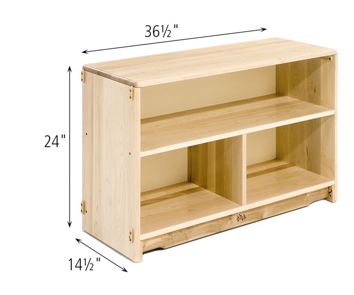 Dimensions of F661 Fixed Shelf 3 x 24