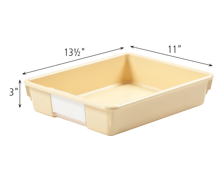 Shallow plastic totes on sale