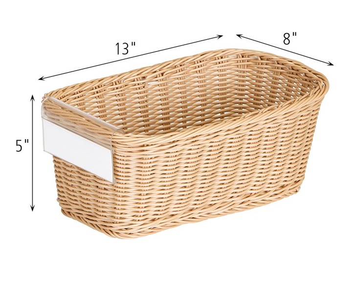 Dimensions of G491 Compact Basket