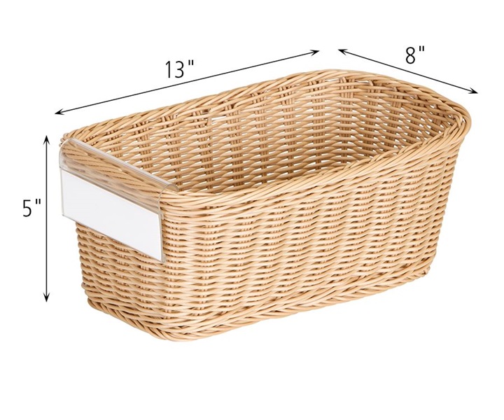 Dimensions of G491 Compact Basket