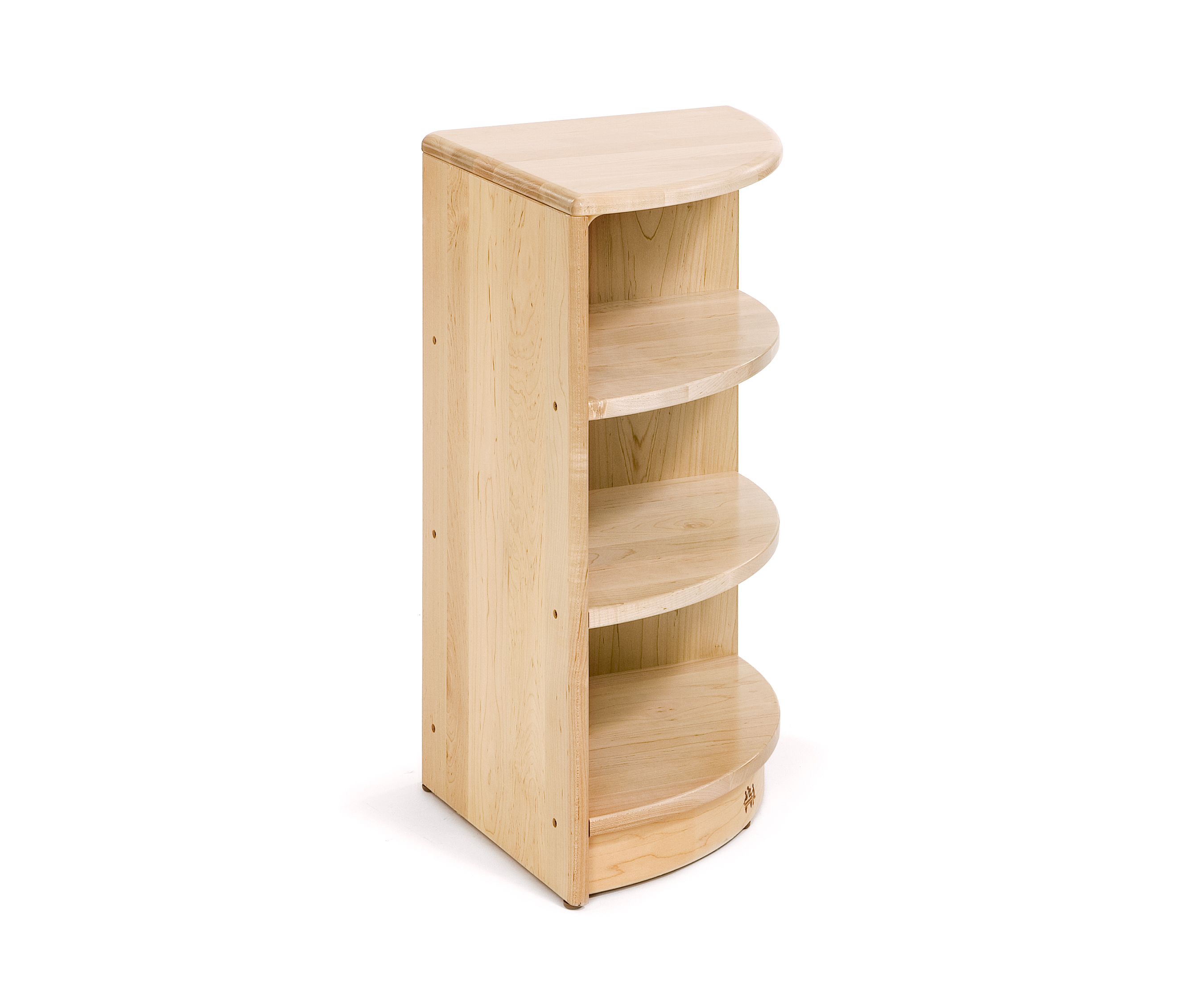 Corner wooden shelf deals
