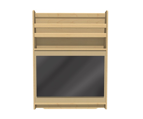a cover for a library shelf