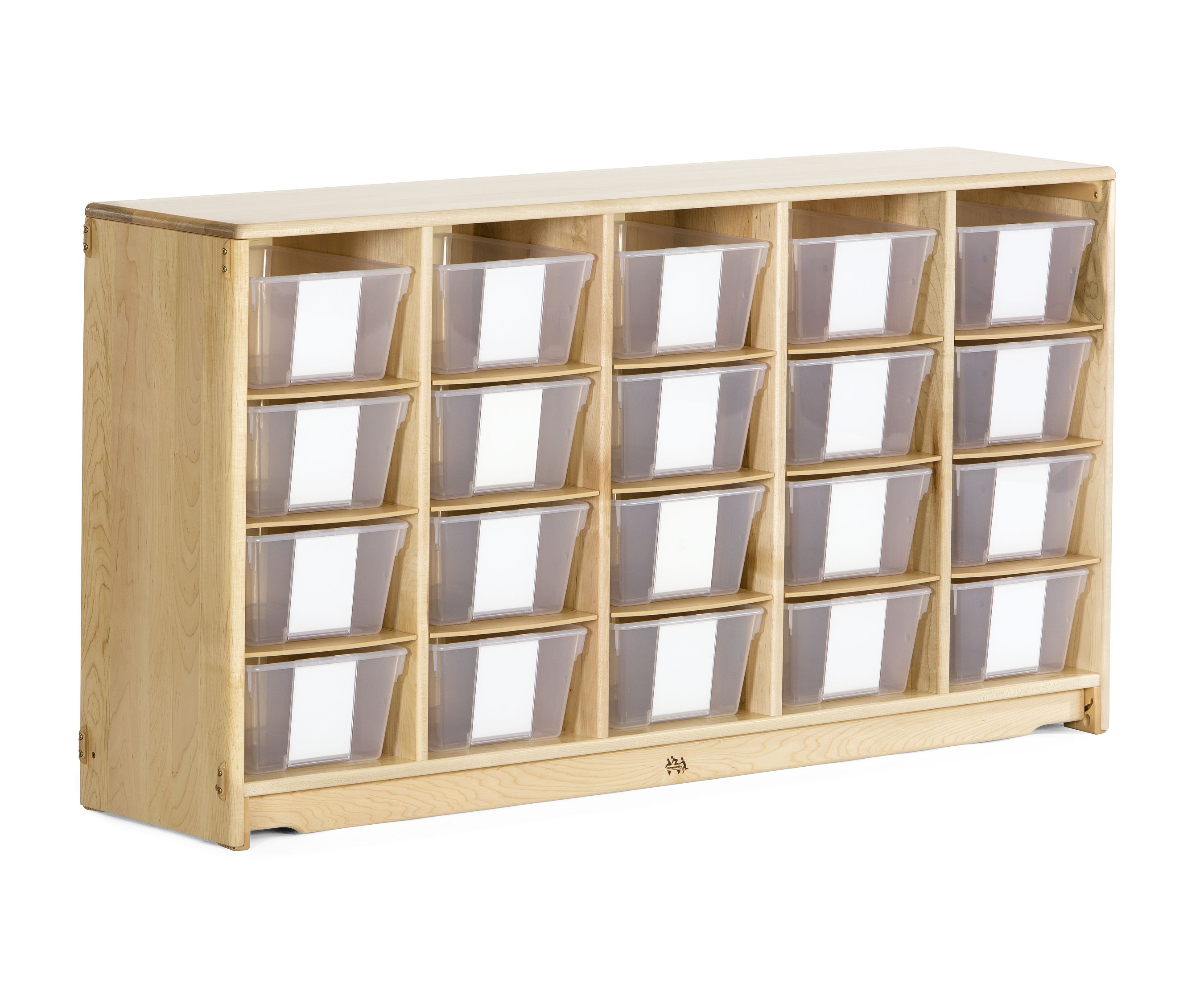 Tote Shelves, Wooden Classroom Tote Shelving