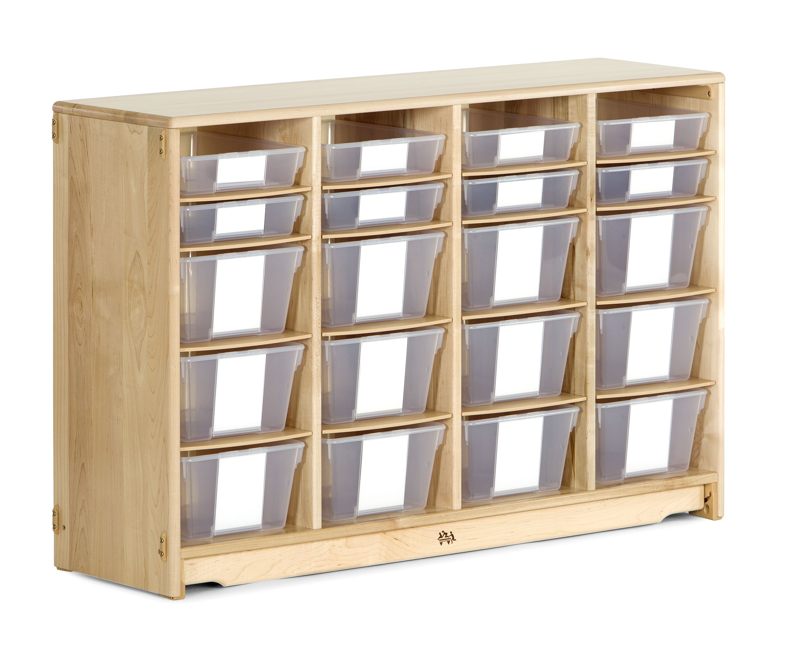 Tote Shelves, Wooden Classroom Tote Shelving