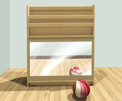 F844 Mirror Cover for 2 x 40 Shelf