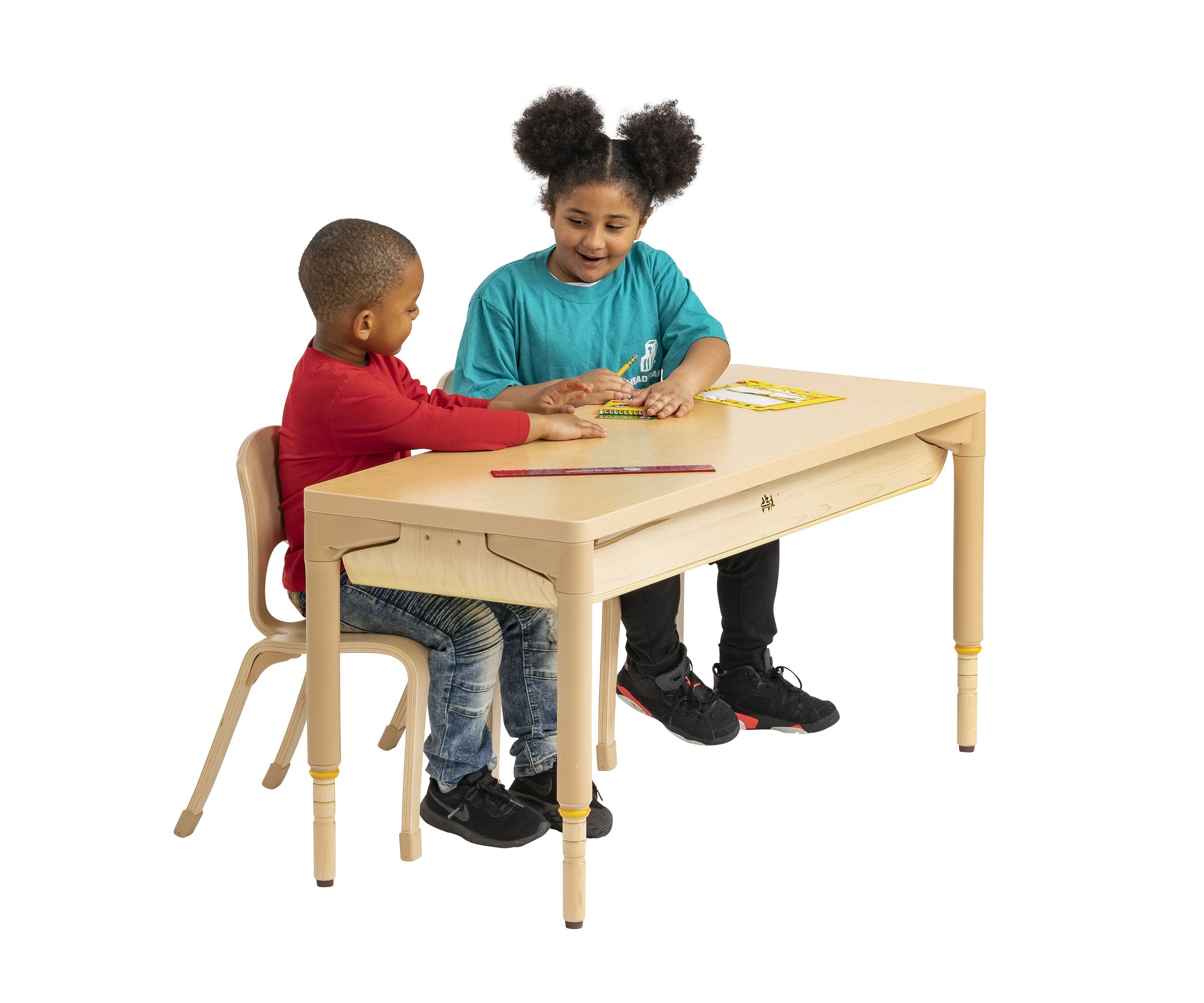 Double kids desk outlet