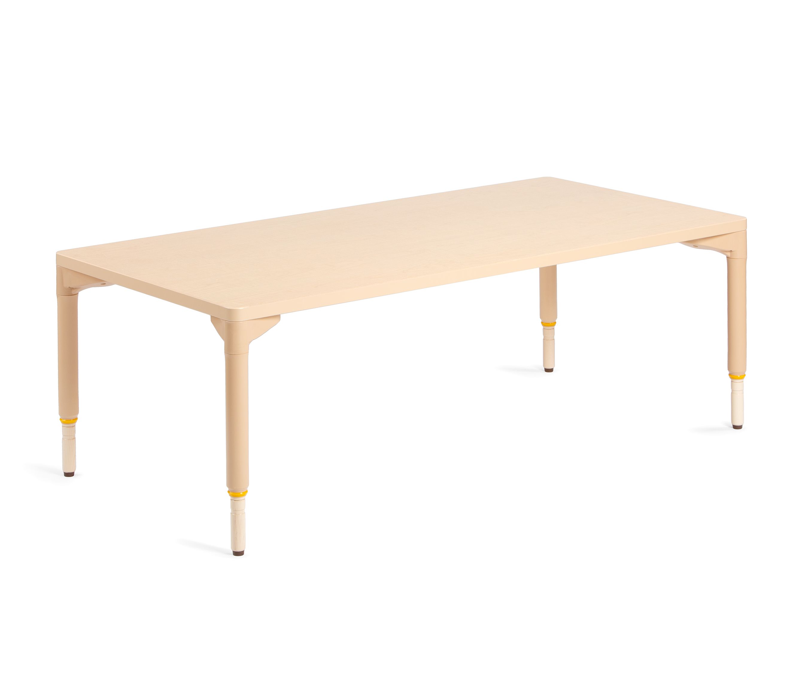 A801 Classroom Work Table 30 Inch x 60 Inch with A934 Adjustable Leg for Table, Medium, 4pack
