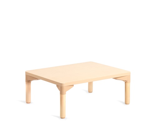 A805 Classroom Childsize Table 24 Inch x 30 Inch with A881 Wood Leg for 12 Inch Table 4pack