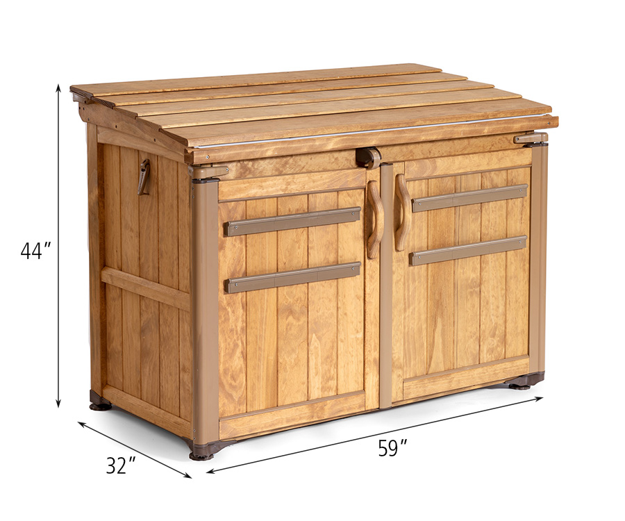 Outlast Art Shed with dimensions