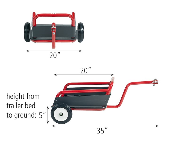 Dimensions of R202 Trailer