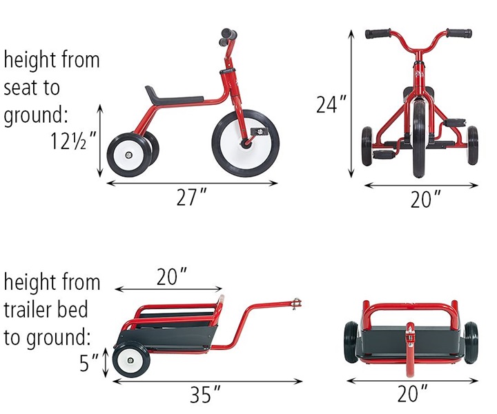 Roadstar Tricycle and Trailer